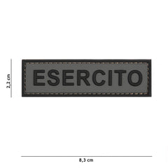 Emblema 3D Esercito #20066 Gri – Identitate Tactică Incontestabilă