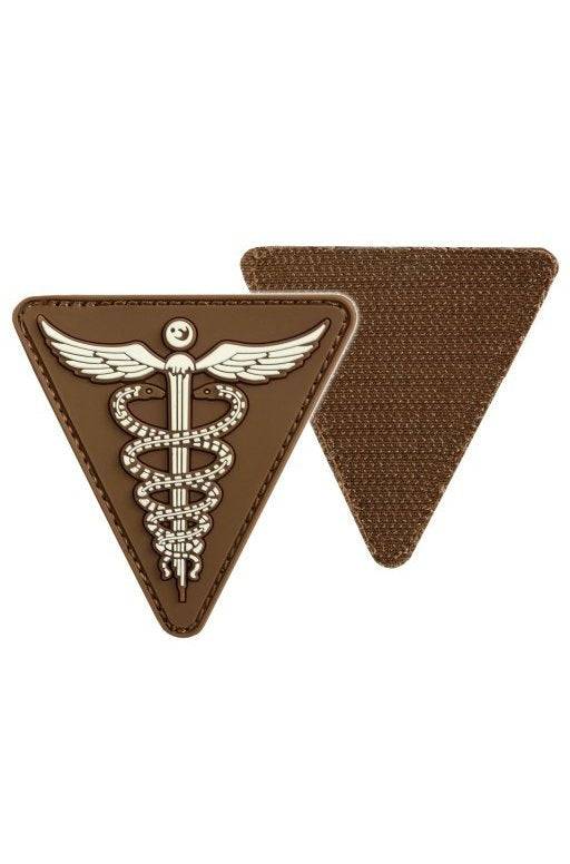 Emblemă 3D Medical Mil-Tec – PVC, cu Velcro, Coyote