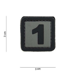Emblema 3D PVC 1 Tactical - Identificare Profesională Rapidă
