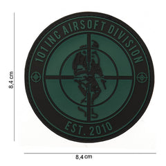 Emblema 3D PVC 101 INC Est. 2010 Negru - Simbolul Tău de Elită
