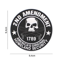 Emblema 3D PVC 2nd Amendment #6106 - Afirmă-ți Dreptul la Libertate