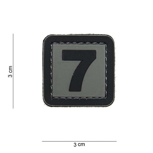 Emblema 3D PVC 7 #15008 - Afirmă-ți Prezența Tactică