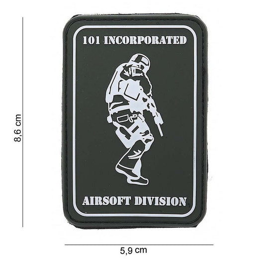 Emblema 3D PVC Airsoft Division #12040 101 INC - Afirmă-ți Prezența