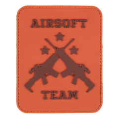 Emblema 3D PVC Airsoft Team Oranj - Afirmă-ți Prezența