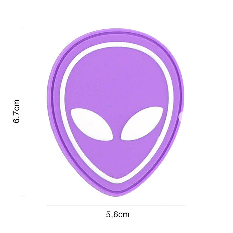 Emblema 3D PVC Alien #2130 Mov - Personalizare Instantă & Rezistență