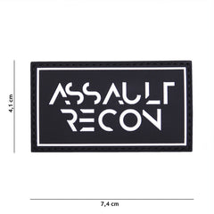 Emblema 3D PVC Assault Recon Negru Tactical - Identitate Tactică Incontestabilă