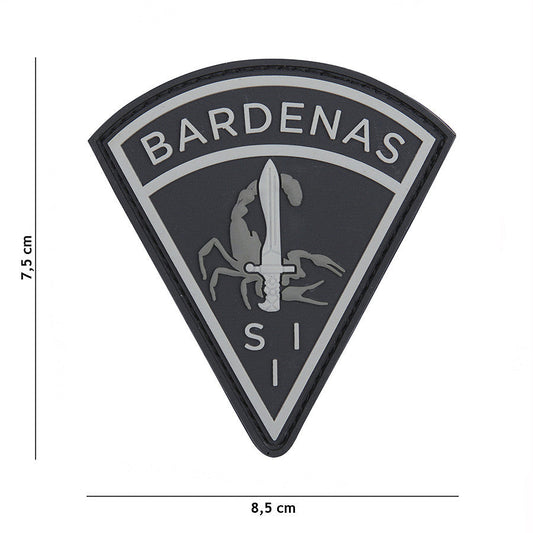 Emblema 3D PVC Bardenas #1105 Negru - Personalizare Tactică Esențială