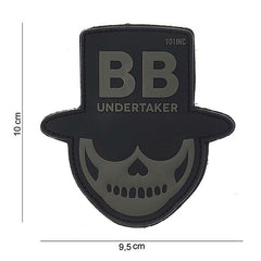 Emblema 3D PVC BB Undertaker Negru - Marchează-ți Prezența Indestructibilă