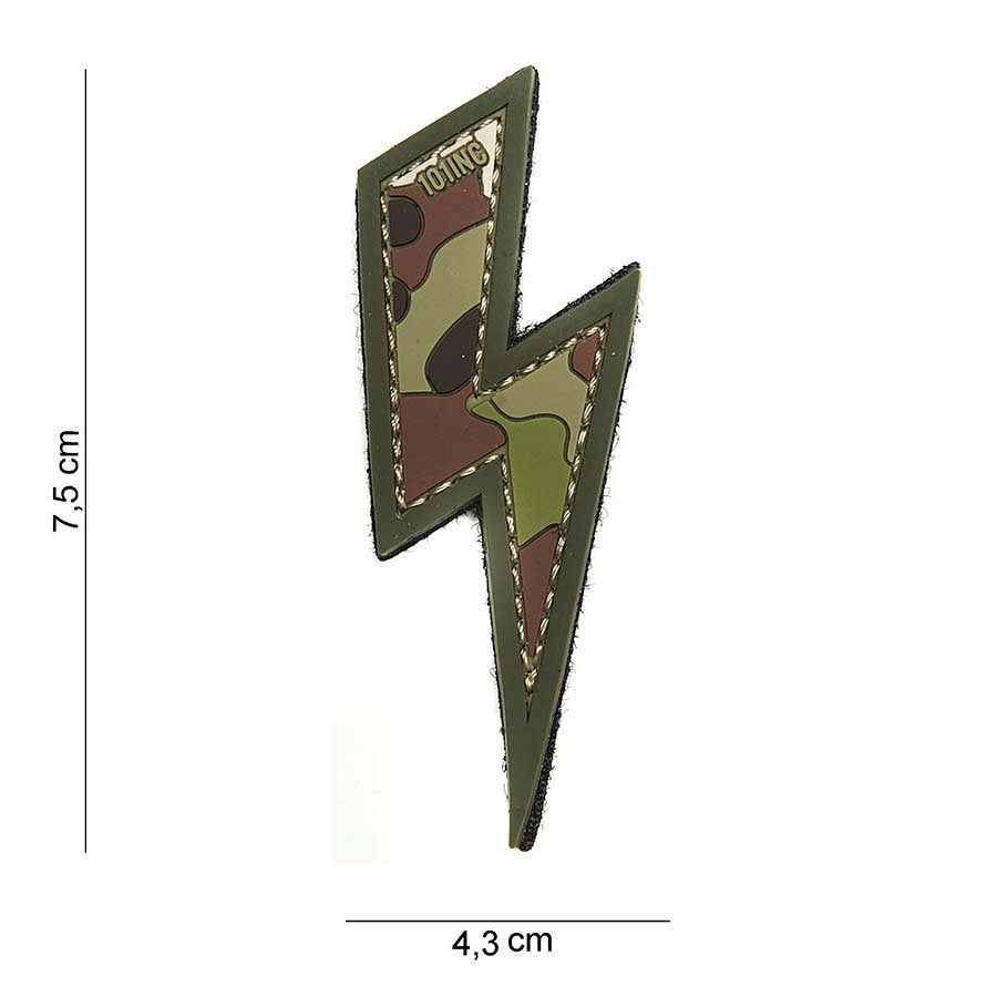 Emblema 3D PVC Bliksem #14086 - Identitate Tactica Instantanee