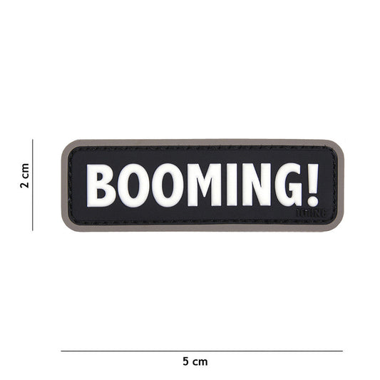 Emblema 3D PVC Booming! Negru - Declarație de Forță