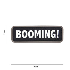 Emblema 3D PVC Booming! Negru - Declarație de Forță