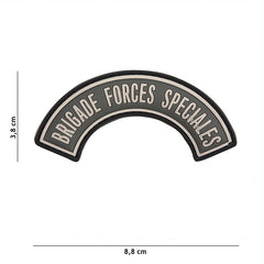 Emblema 3D PVC Brigade Forces Speciales Gri - Semnul Tău de Elită