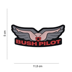 Emblema 3D PVC Bush Pilot #6115 - Afirmă-ți Spiritul de Aventură