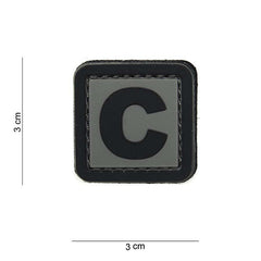Emblema 3D PVC C #15013 - Personalizare Tactică Instantă