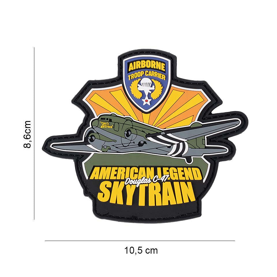 Emblemă 3D PVC C-47 American Legend - Spiritul Aviatic Neînfricat