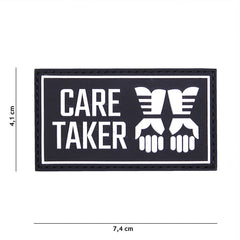 Emblema 3D PVC Care Taker Negru - Afirmă-ți Misiunea