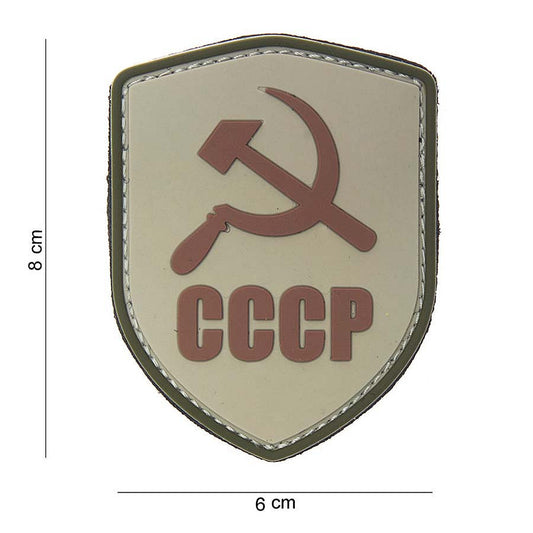Emblema 3D PVC CCCP Schild Bej - Adevărata Marcă a Puterii