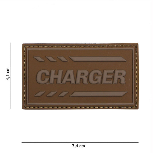 Emblema 3D PVC Charger Coyote - Afirmă-ți Prezența Tactică