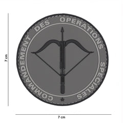 Emblema 3D PVC Commandement Gri - Distincție Tactică Superioară
