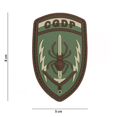 Emblema 3D PVC CQDP #2058 - Identitate Tactică Rapidă