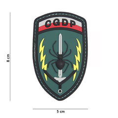 Emblema 3D PVC CQDP #2106 - Identitate Tactică Incontestabilă