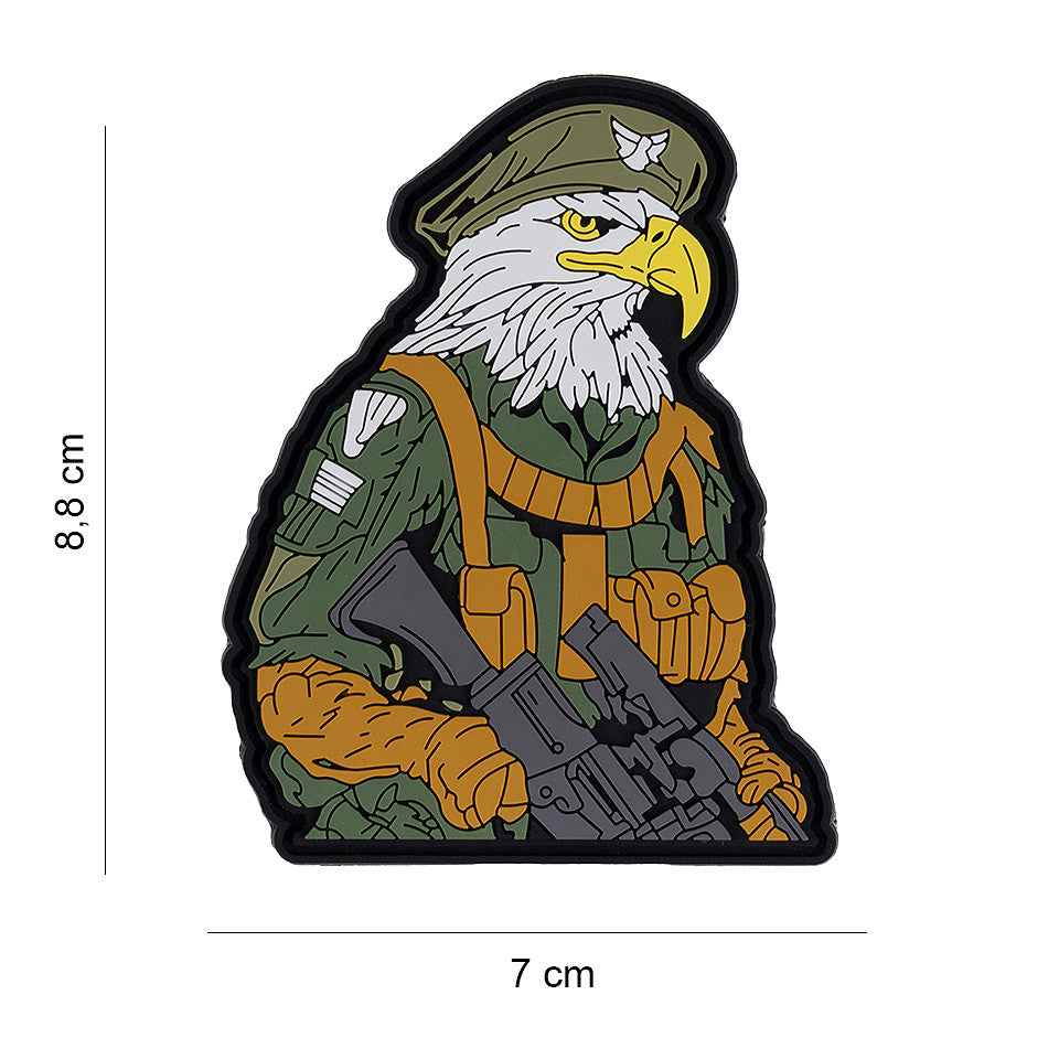 Emblema 3D PVC Dangerous Eagle - Afirmă-ți Puterea Vizuală