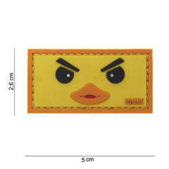 Emblema 3D PVC Duckface Galben - Afirmă-ți Stilul Tactic