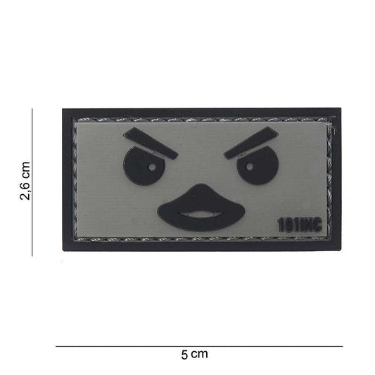 Emblema 3D PVC Duckface Gri - Imprimă Caracter Echipamentului Tău