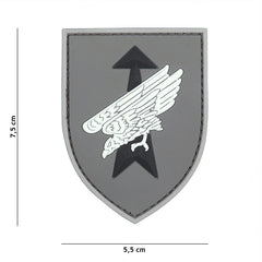 Emblema 3D PVC Duitse Special Forces Gri - Identitate Tactica Autentica