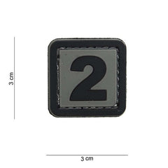 Emblema 3D PVC Emblema 2 #15003 - Identitate Tactică Durabilă