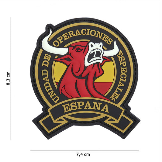 Emblema 3D PVC Espana Rosu Tactical - Afirmă-ți Identitatea cu Mândrie