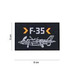 Emblema 3D PVC F-35 #14055 - Simbolul Suprem al Forței Aeriene