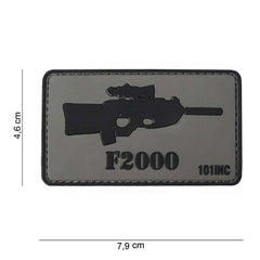 Emblema 3D PVC F2000 - Semn Distinctiv de Forță