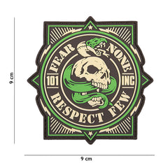 Emblema 3D PVC Fear None Maro 101 INC - Afirmă-ți Spiritul Neînfricat