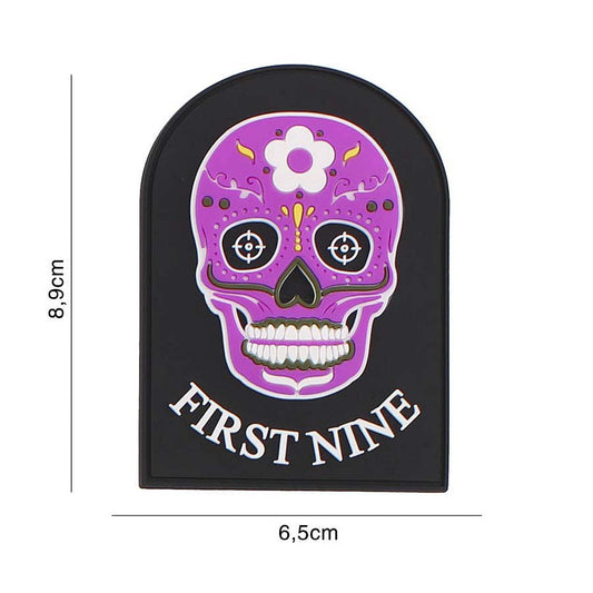 Emblema 3D PVC First nine Roze - Personalizare Autentică