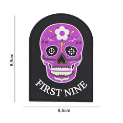 Emblema 3D PVC First nine Roze - Personalizare Autentică