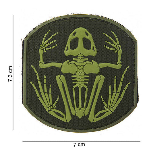 Emblema 3D PVC Frog Skeleton #14005 - Semnul Distinctiv al Elitei