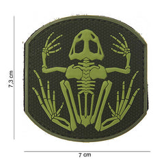 Emblema 3D PVC Frog Skeleton #14005 - Semnul Distinctiv al Elitei