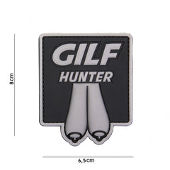 Emblema 3D PVC Gilf Hunter Negru - Afirma-ti Semnatura Tactica