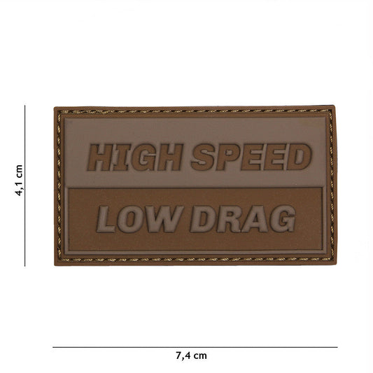 Emblema 3D PVC High Speed Coyote - Stil Tactic Instant
