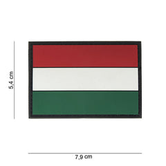 Emblema 3D PVC Hongarije #15071 - Afirmă-ți Identitatea