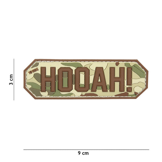 Emblema 3D PVC HOOAH! #17058 - Afirmă-ți Atitudinea Tactică