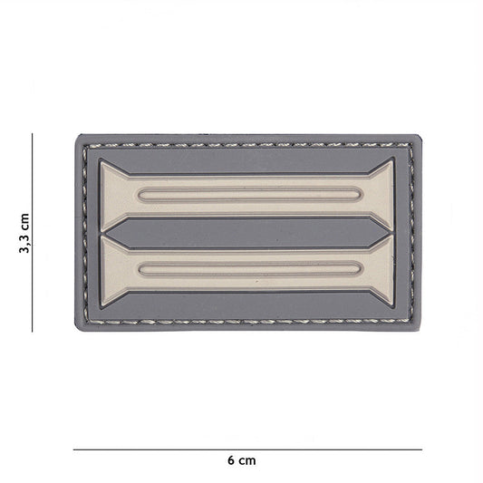 Emblema 3D PVC Insignia Germană Gri - Afirmă-ți Identitatea Tactică