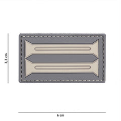 Emblema 3D PVC Insignia Germană Gri - Afirmă-ți Identitatea Tactică