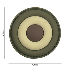 Emblema 3D PVC Italian Air Force Woodland - Distincție Tactică Durabilă