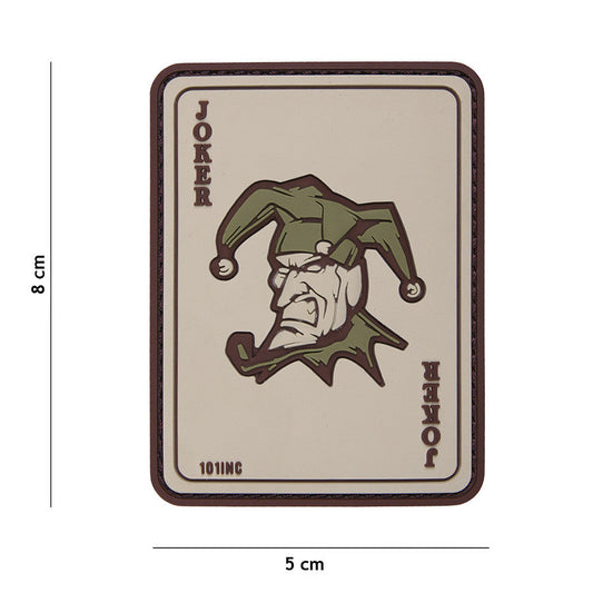 Emblema 3D PVC Joker Coyote - Exprimă-ți Atitudinea Tactică