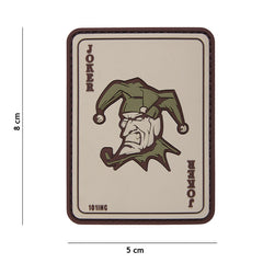 Emblema 3D PVC Joker Coyote - Exprimă-ți Atitudinea Tactică