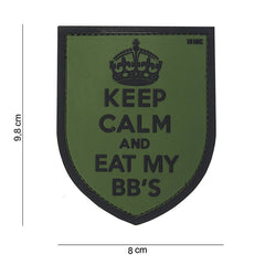 Emblema 3D PVC Keep Calm Verde - Spirit de Neclintit