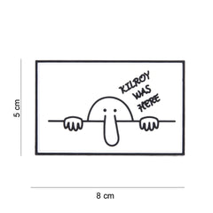Emblema 3D PVC Kilroy was here wit #8072 - Personalizare Tactică Autentică