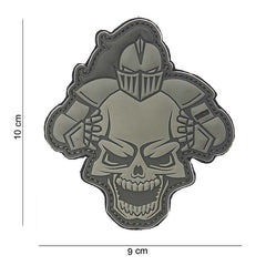 Emblema 3D PVC Knight Gri #10109 - Defineste-ti Stilul Militar